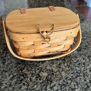 Vintage longaberger basket purse